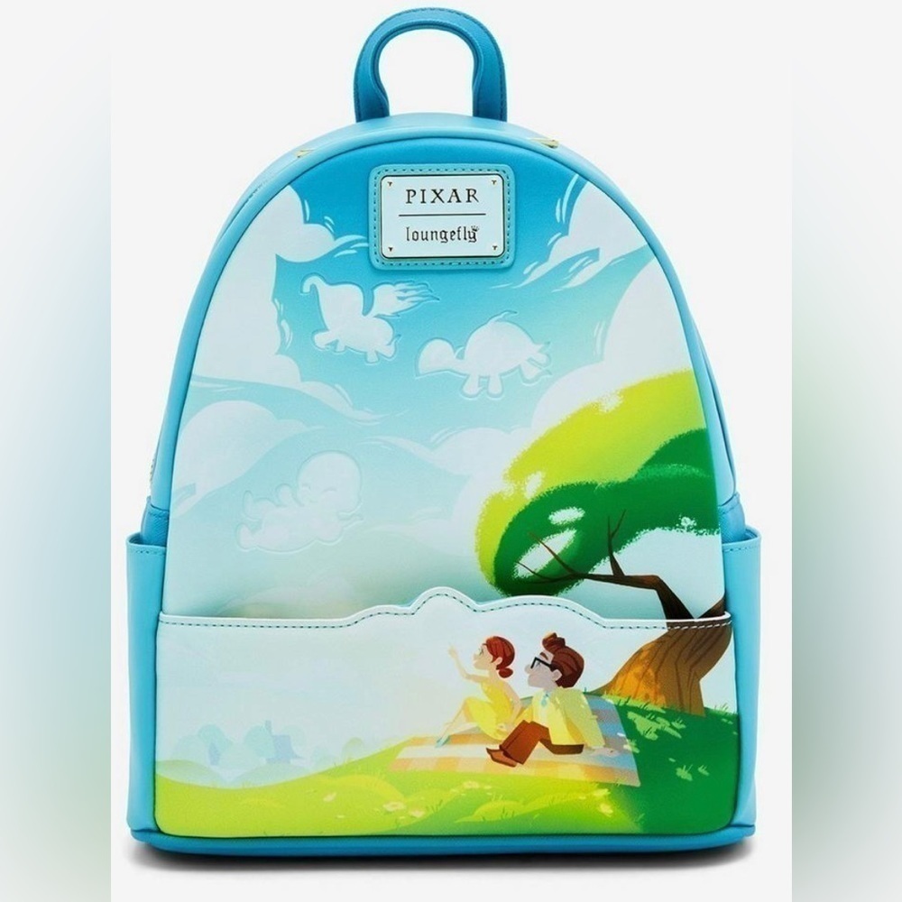 Loungefly Disney Pixar Up Carl & Ellie Daydream Mini Backpack & Wallet - Picture 3 of 16